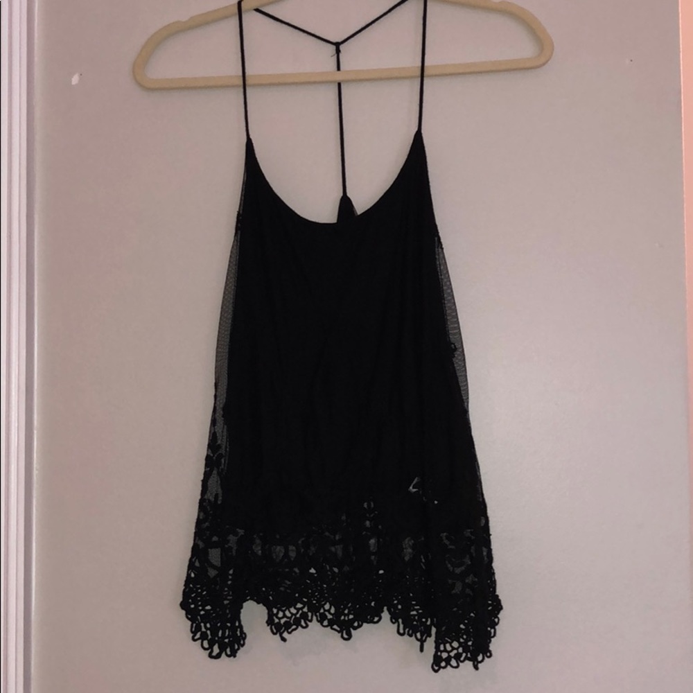 Black Lace Top